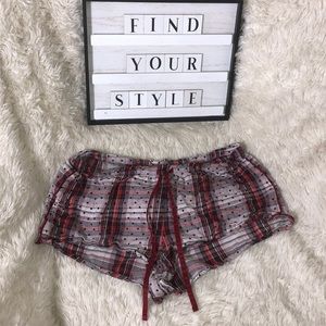 Victoria’s Secret Plaid Polkadot Sleep Shorts